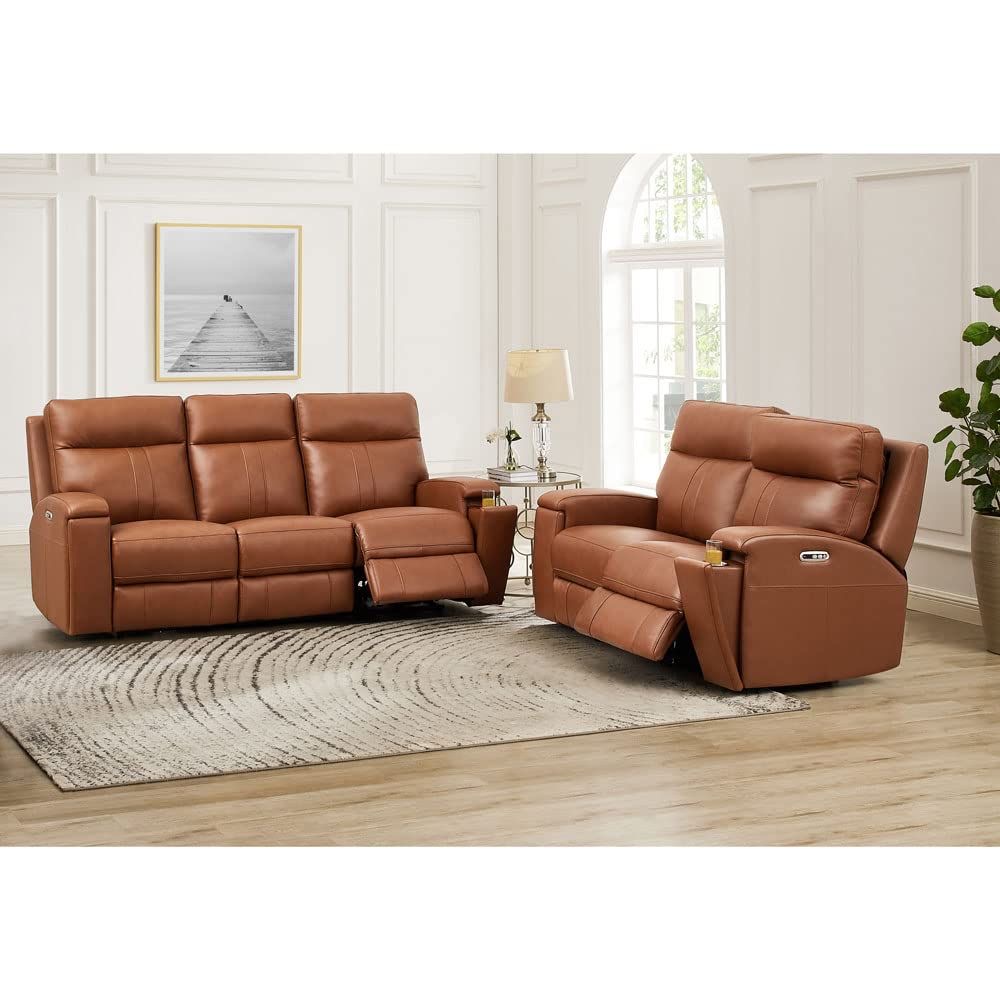 Affordable leather recliner sofa for modern living rooms