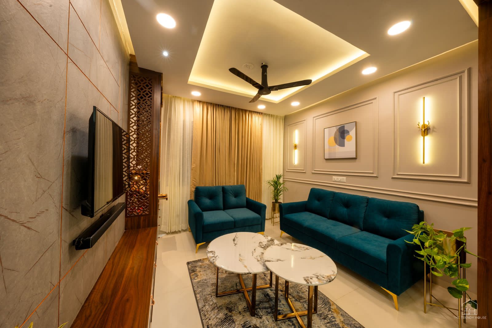 Elegant 3+2 sofa set