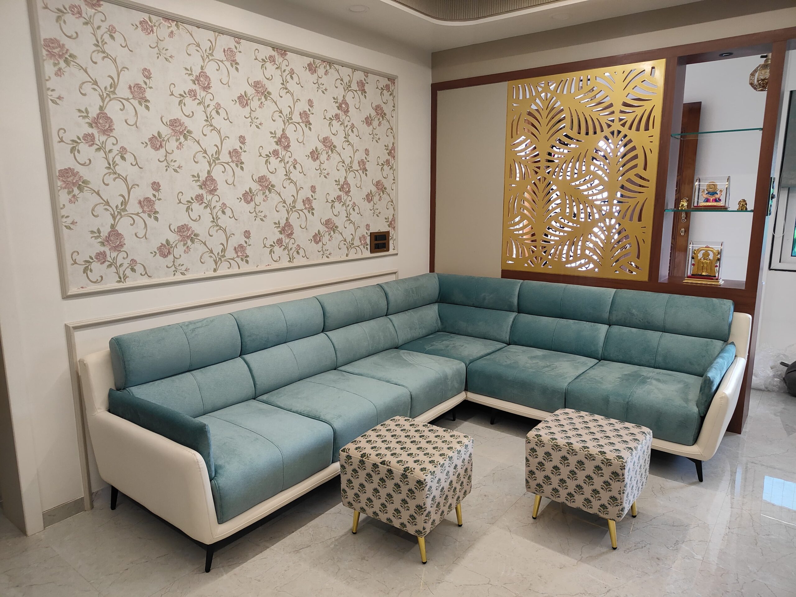 Large L shape sofa for living room