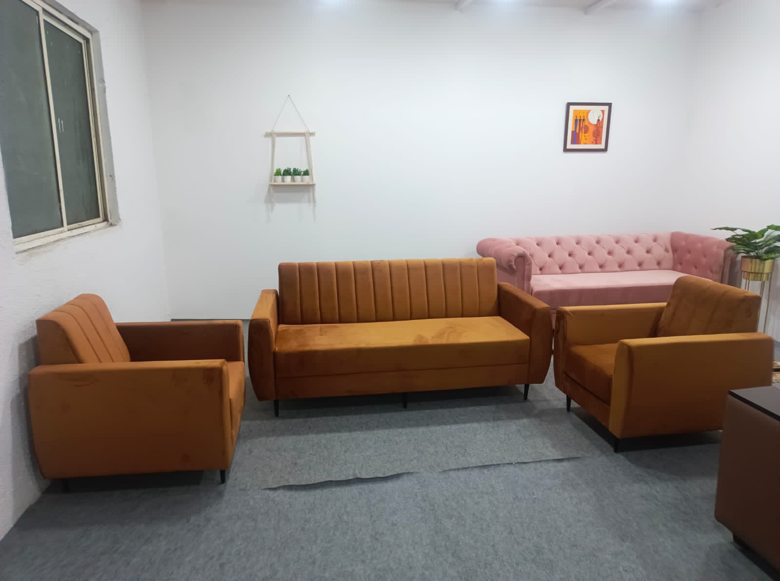 Luxury 5-seater sofa set