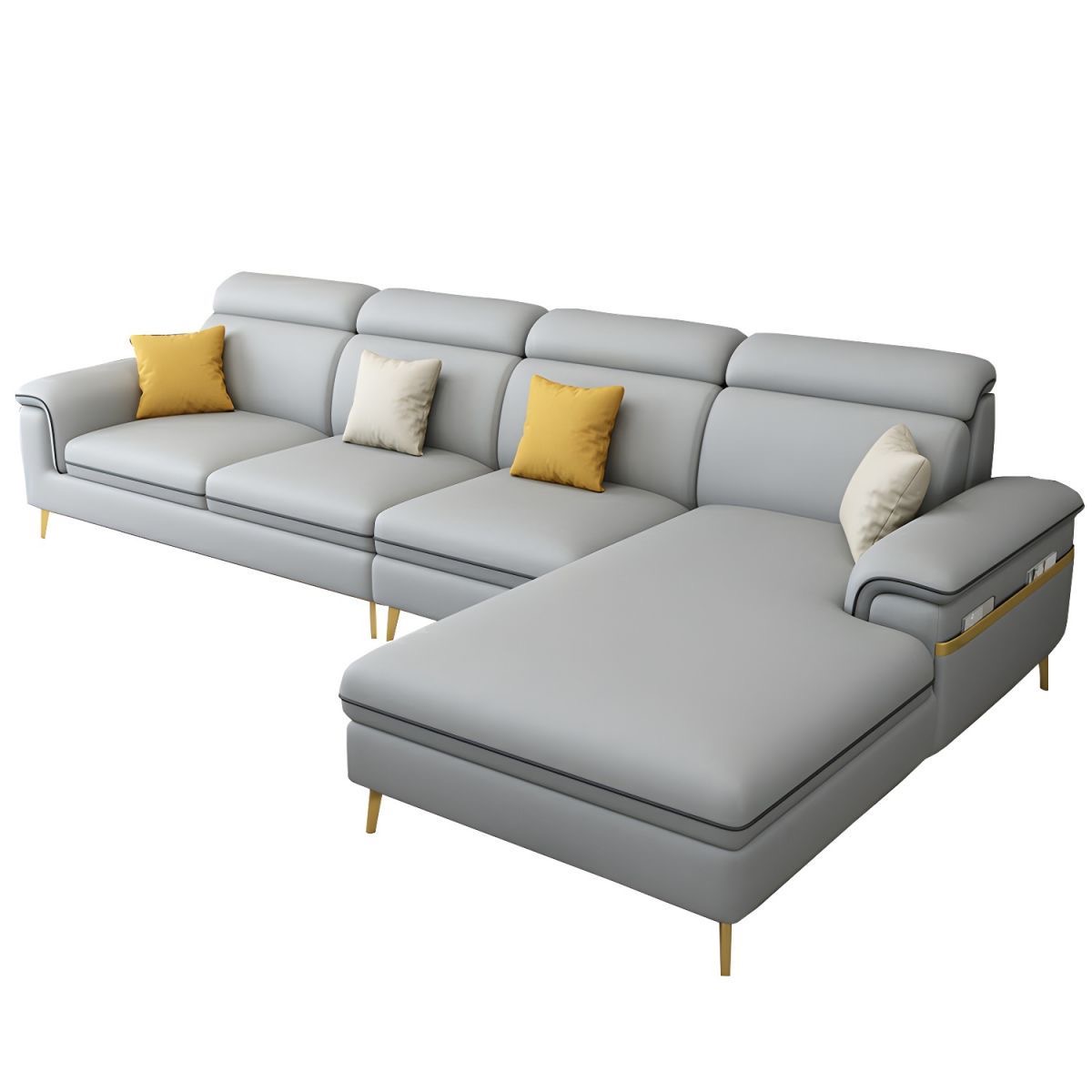 Neutral L-shape sofa