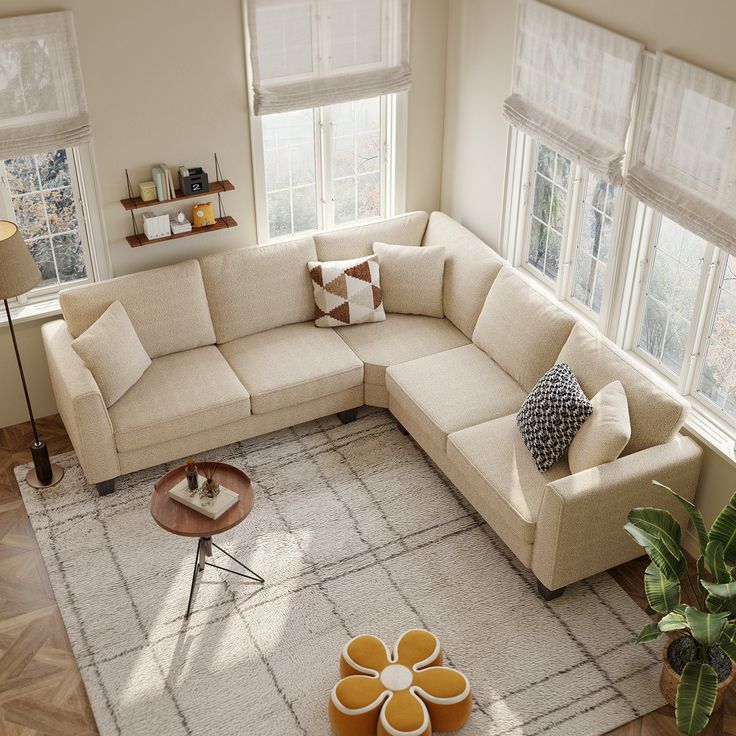 L shaped Sectional Sofa 